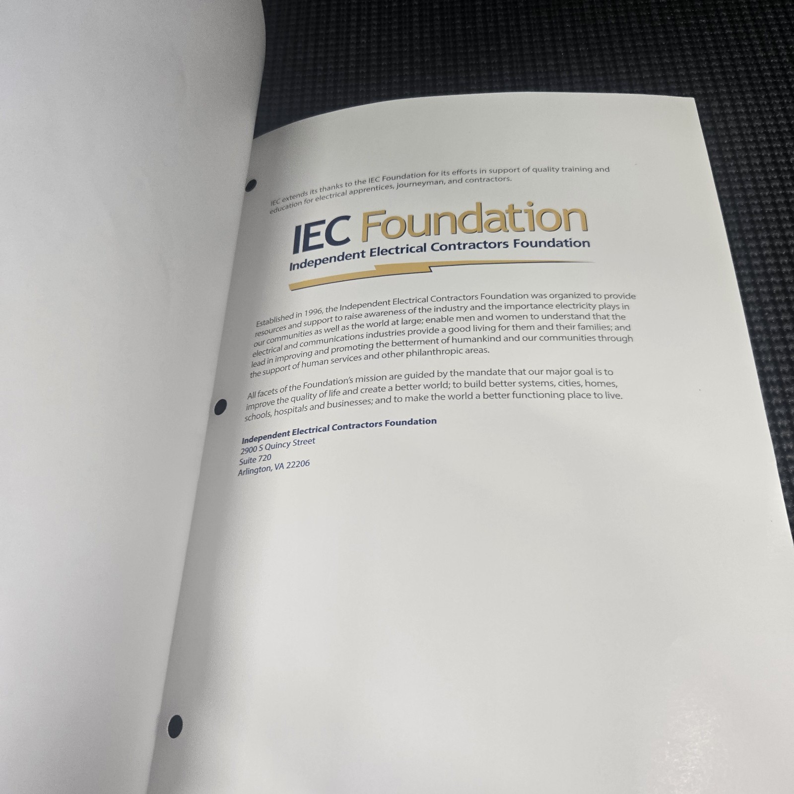 IEC Electrical Apprenticeship Curriculum Second Year Manual 2024-2025 Pre-owned