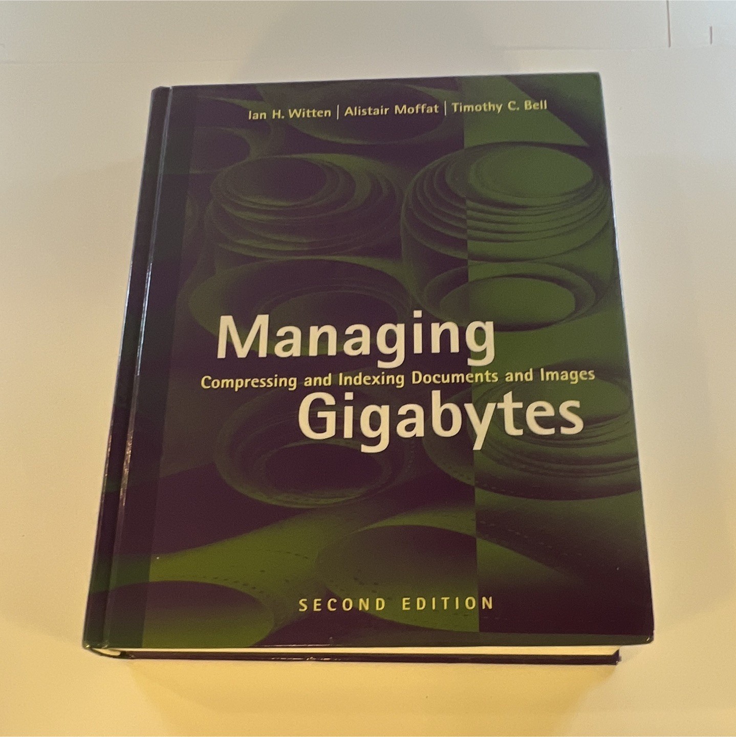 Morgan Kaufmann Managing Gigabytes 2nd Ed Witten/Moffat/Bell 1999 HC 519p
