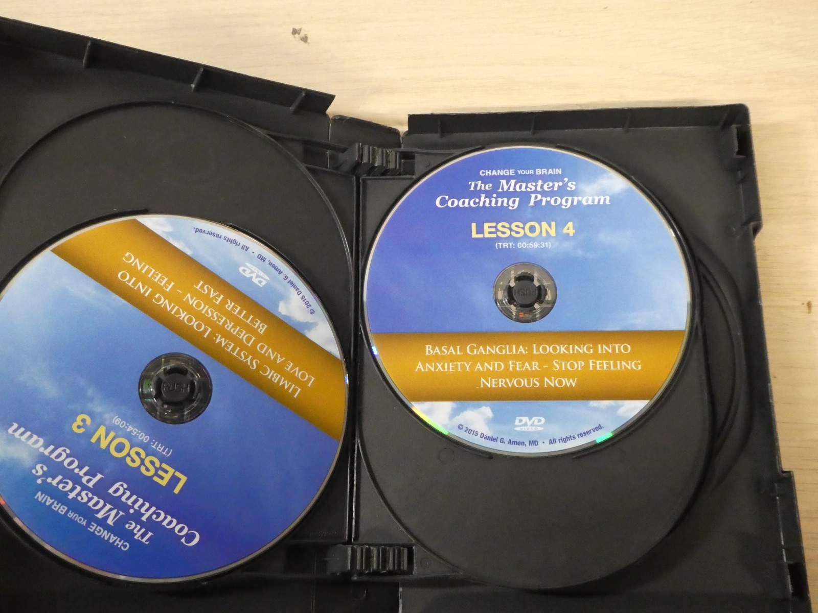 Daniel Amens Change Your Brain The Masters Coaching Program DVD Incomplete 12