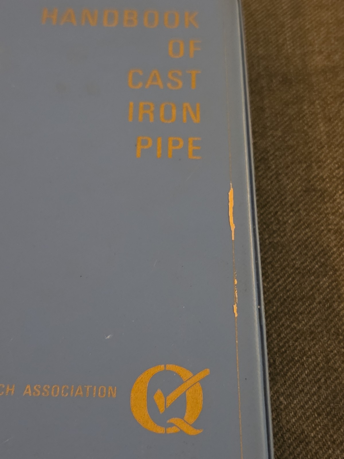 Handbook Of Cast Iron Pipe 3rd Edition Cast Iron Pipe Research Association 1960s