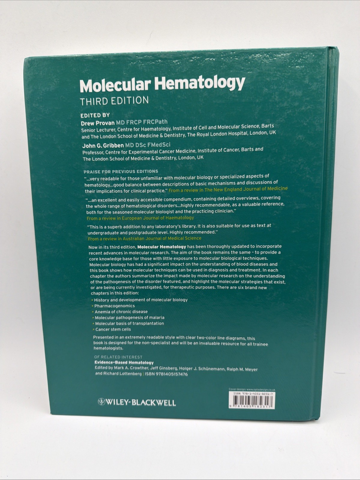 Molecular Hematology by Drew Provan (2010, Hardcover)