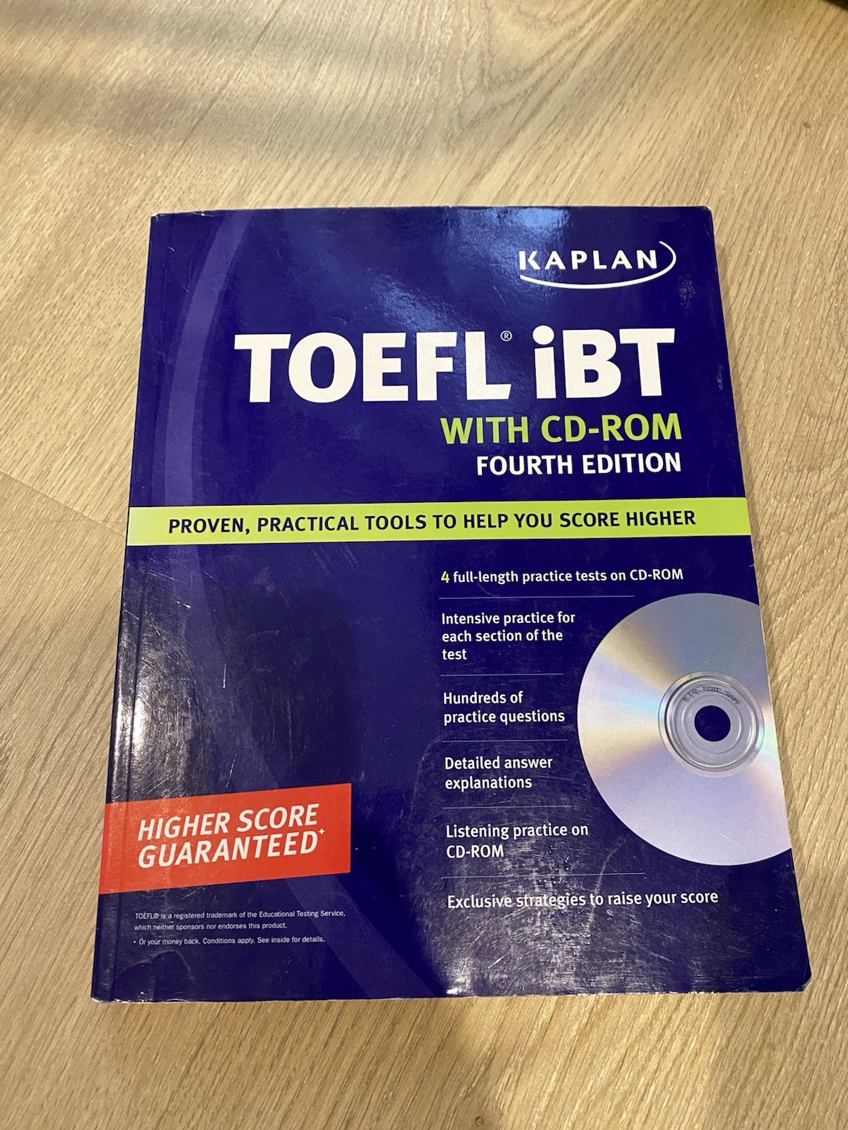 TOEFL IBT with CD-ROM by Kaplan Publishing Staff (2009, Trade Paperback)