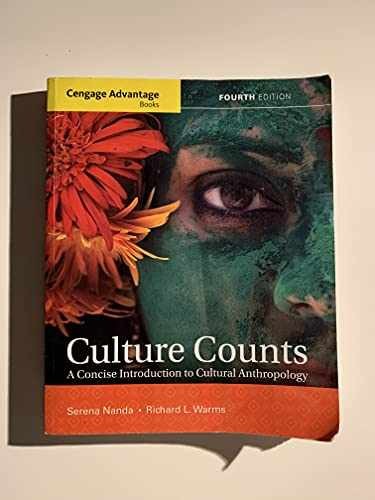 Cengage Advantage Books: Culture – Paperback, by Nanda Serena; Warms – Very Good