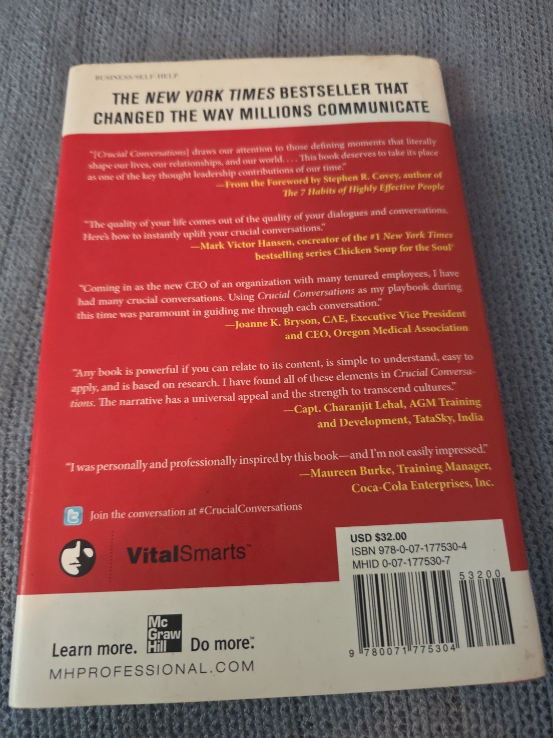 Crucial Conversations: Tools for Talking When Stakes Are High, Second Editio…